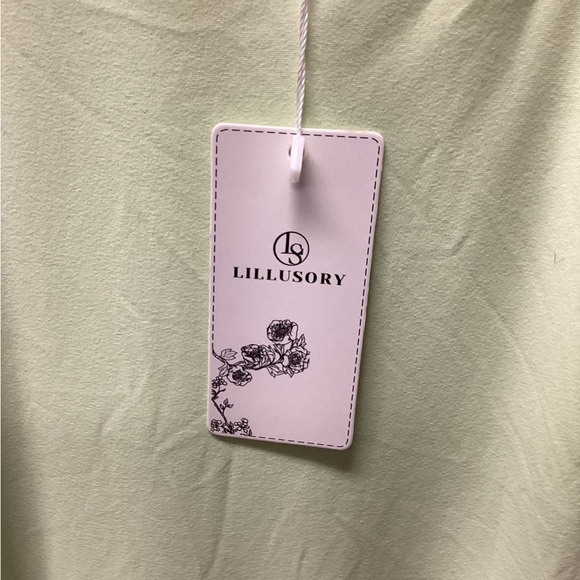 Light Green Spaghetti Strap Dress - Picture 3 of 4